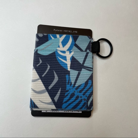 Blue Thread Wallet - Picture 3 of 5